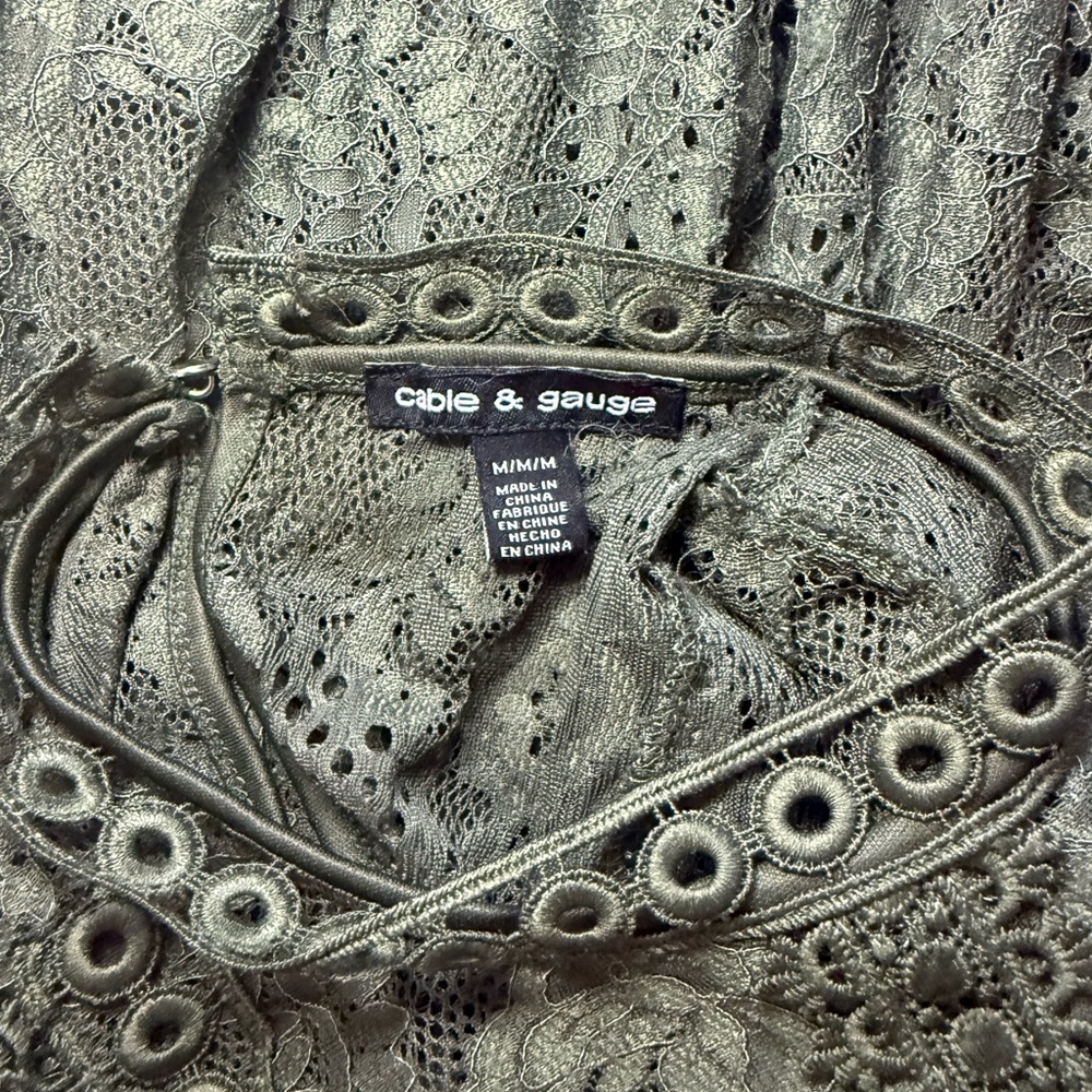 *SOLD*
Lace Long Sleeve Blouse - Picture 4 of 4